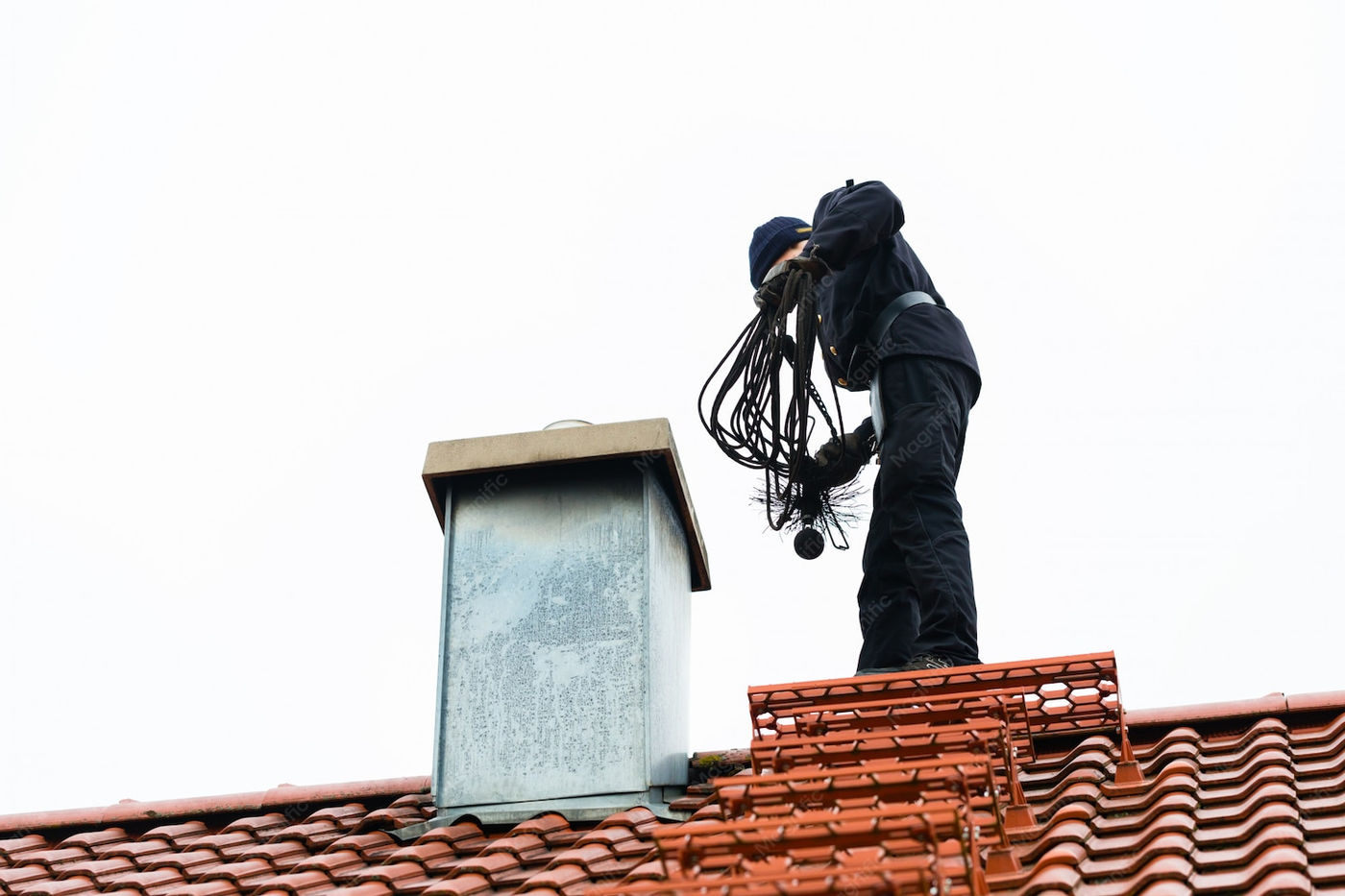 Chimney cleaning sweeping service