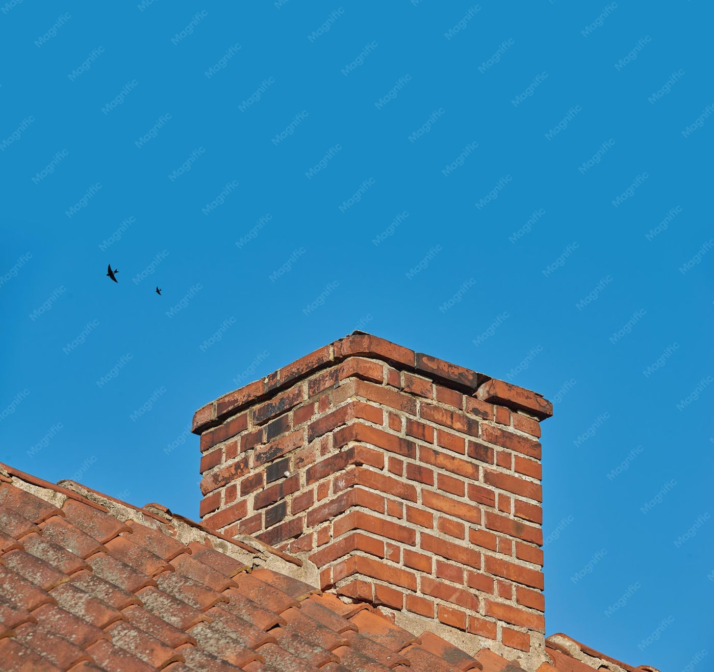 Brick chimney masonry repair Akron OH