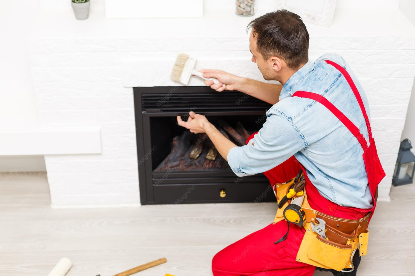 Fireplace chimney repair Cleveland